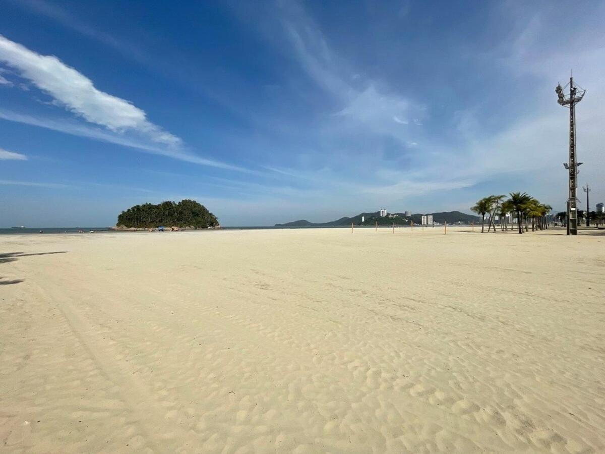 Pe Na Areia Em Santos! Que Vista Mar! Apartment Santos  Ngoại thất bức ảnh